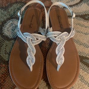 American Eagle jeweled sandals